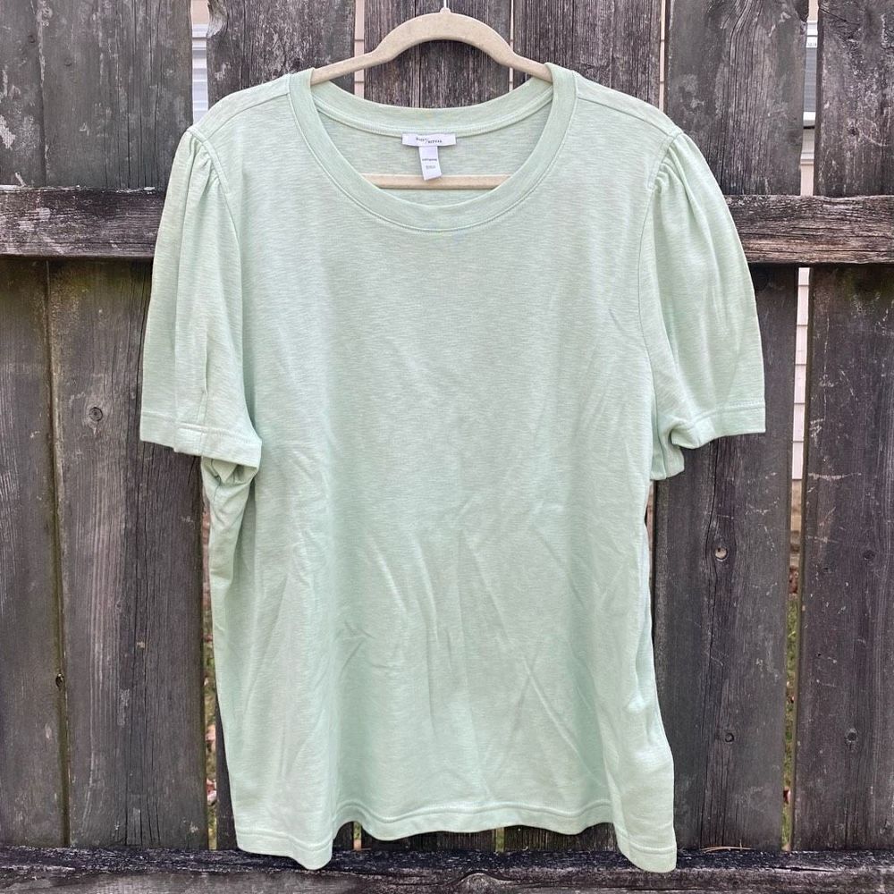 Daily Ritual Green Puff Sleeve stop | 2X